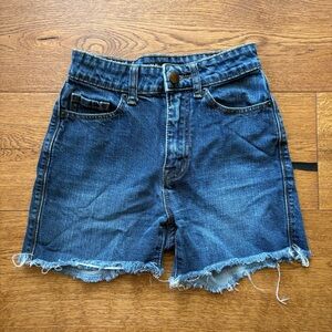 BDG High Rise Blue Denim Shorts